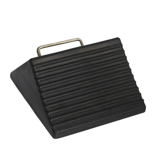 Heavy Duty Rubber Wheel Chocks, RV Wheel Chock for Front and Back Tires with Handle, for Camper, Trailer, RV, Truck 