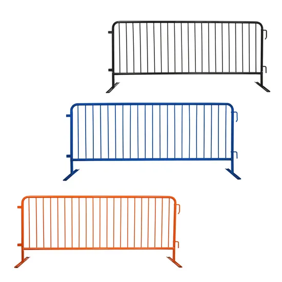 Heavy Duty Galvanized Pedestrian Crowd Control Barriers for Road Safety 