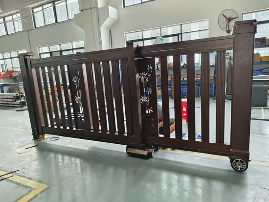 Safety Collapsing Main Automatic Retractable Swing Electric Folding Gate for Company or House Use 