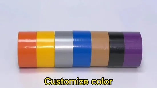 Duty Rubber Fabric Adhesive Repair Binding Masking Clothcustom Heavy Duct Black Silver Grey Duct Tape 