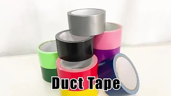 Silver Cloth Duct Masking Building Leak Repair Fiber Gaffer Adhesive Tape Used for Repairing Pipes Lighting Stage 