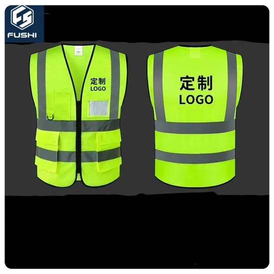 High Visibility Reflective Safety Vest Safety Jacket Construction Apparel for Construction and Outdoor Work 