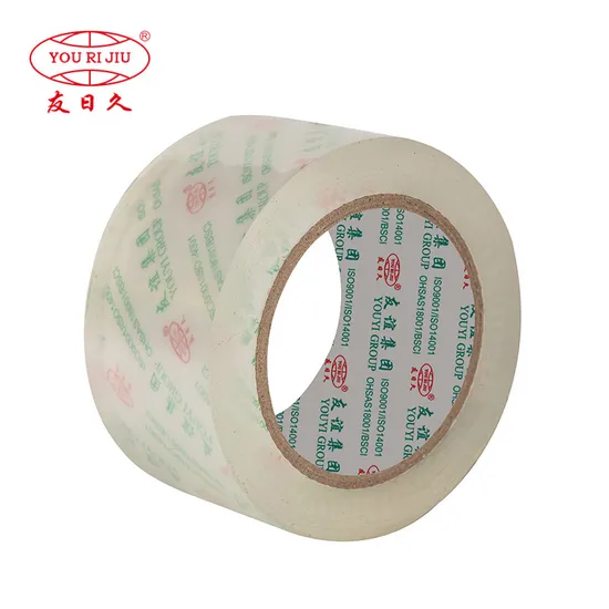 Yourijiu Factory Price Super Clear Acrylic Sealing Packaging Tape Custom Waterproof Strong Adhesive Tapes 